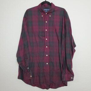 Vintage Ralph Lauren Men's Blake Shirt Size XL Button Down Cotton Plaid